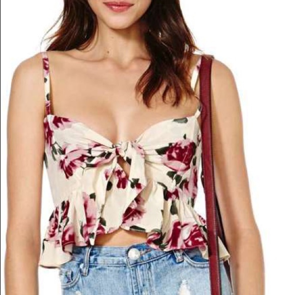 Stone cold fox Quixote crop floral
